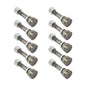 Solid Spare 10 Pack Compatible with 500 11/16" Stump Grinder Teeth For Stump Removal