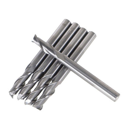 Solid Spare 5 Pcs 3/16" 2 Flute Carbide End Mill 5/8" Length Of Cut 2" Overall Length NEW