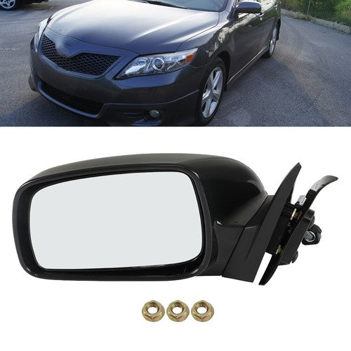Solid Spare TO1320215 Front Left Driver Side Mirror For Toyota Camry 2007 2008-2011 New