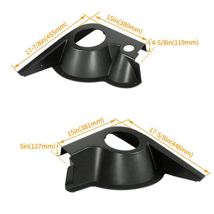Solid Spare Golf Cart Speaker Pods Black ABS For EZGO TXT 1994-UP Replace for 627153