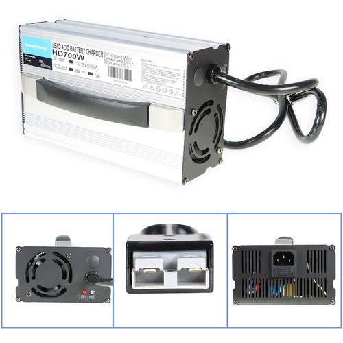 Solid Spare Golf Cart Battery Charger For EZGO Marathon 36 Volt 15 Amp SB50 Handle