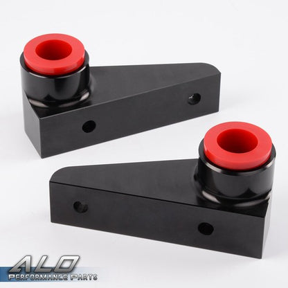 Solid Spare FIT FOR 2007-2017 JEEP WRANGLER JK SWAY BAR BRACKET CONTROL ARMS KIT BLACK & RED