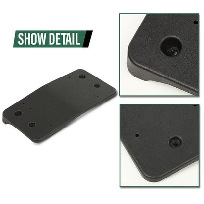 Solid Spare Fit For 2007-2012 Mercedes-Benz GL-Class Front Bumper License Plate Bracket