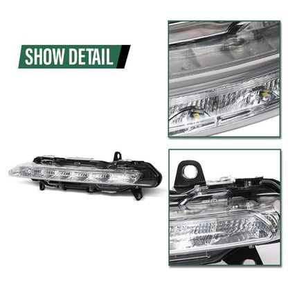 Solid Spare LED Fog Light Daytime Running Lamp Left Fit For Mercedes-Benz S550 S600 S63 AMG