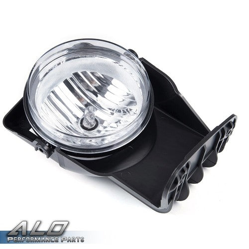 Solid Spare Fit For 03-06 GMC Sierra 1500 2500 3500 Clear Lens Fog Lights+Wiring+Switch Kit