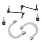 Solid Spare For Mercedes-Benz GL450 ML350 6 pcs Front Upper Control Arm w/ Ball Joint Kit