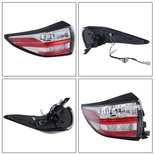 Solid Spare For Nissan Murano 2015-2018 Driver Left Side Rear Quality Tail Light Brake Lamp