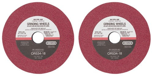 Solid Spare 2 Oregon OR534-18 1/8" x 5 3/4" Grinding Wheel for 511A - Chain Sharpener