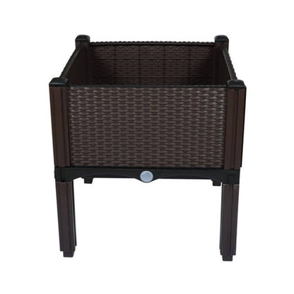 Solid Spare Raised Garden Bed Outdoor Elevated Planter Box Flowers Plants Vegetables