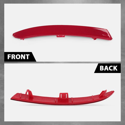Solid Spare Fit For 2014-2016 BMW F10 5-Series 528i 535i 550i Rear Bumper Reflector Lens