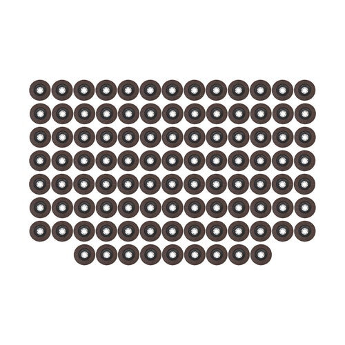 Solid Spare 100Pack 4-1/2"×7/8'' 40 Grit T29 Premium Zirconia Flap Disc Sanding Grinding US