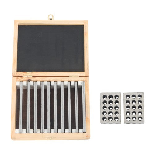 Solid Spare 1 Pair Of 1-2-3 Blocks AND 1/8 X 5" 10 Pair Of Precision Parallel Set