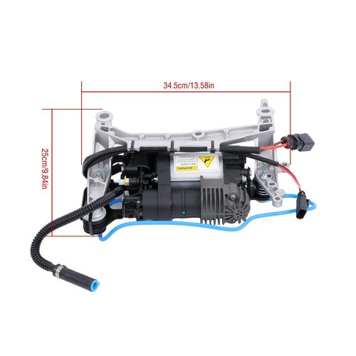 Solid Spare For Porsche Cayenne VW 11-18 Air Suspension Compressor Pump Complete 95835890100