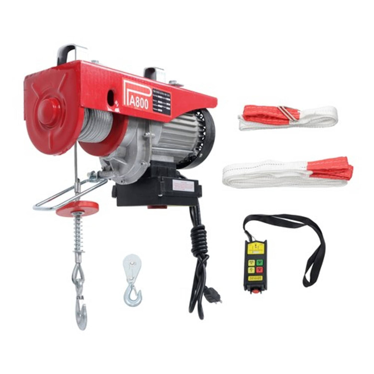 Solid Spare Mini Electric Hoist PA800 1760lbs 110V 1350W 328ft/100m Wireless Remote Control