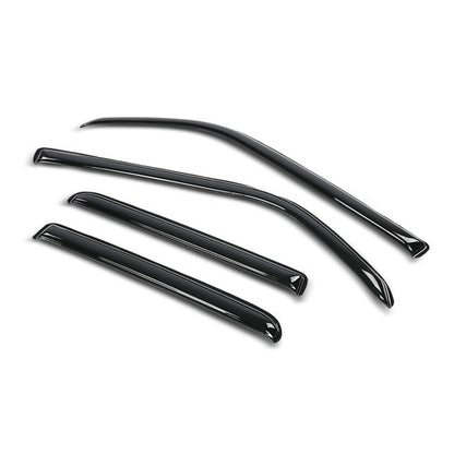 Solid Spare In-Channel Rain Guards Window Vent Visors Shade Fit For 10-24 Toyota 4Runner