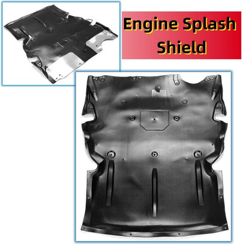 Solid Spare Engine Splash Shield For BMW 328i 2012-2016 Front Lower F30 Sedan/230i 2017-2021