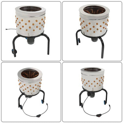 Solid Spare Chicken Plucker Machine 280RPM 120V 60Hz ?19.7 x H15.5 in /?501 x H393mm