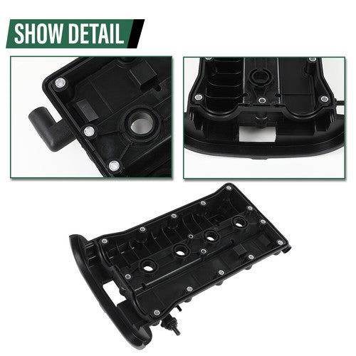 Solid Spare Fit For 04-05 Chevrolet Aveo L4 1.6L Engine Valve Cover w/ Gasket 96473698