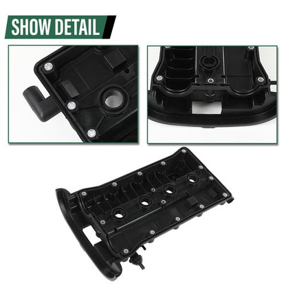 Solid Spare Fit For 04-05 Chevrolet Aveo L4 1.6L Engine Valve Cover w/ Gasket 96473698