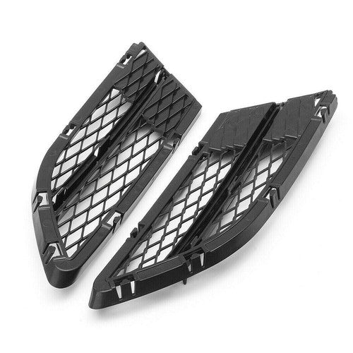 Solid Spare Front Lower Bumper Grille Fit For BMW 3 Series E90 325i 328i 09-2012 Black Mesh