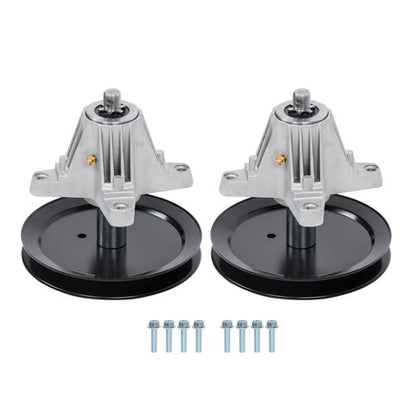Solid Spare 2 × Spindle Assembly W/Bolt For MTD 918-04865A 918-04636A 918-04865 618-04636