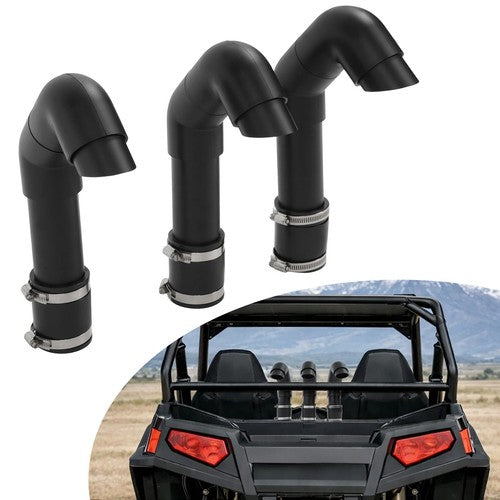 Solid Spare Snorkel Kit For Polaris RZR RZR S 800 2008 2009 2010 Plastic (ABS+PVC) Clamp-on