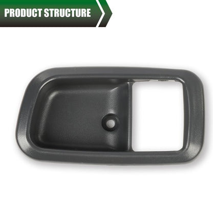 Solid Spare 2PCS Door Handle Trim Set Fit For 2000-2006 Toyota Tundra Front Gray Pair New