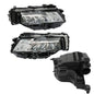 Solid Spare Front For 2021-2023 Nissan Rogue Pair Headlights Air Intake Air Cleaner Housing