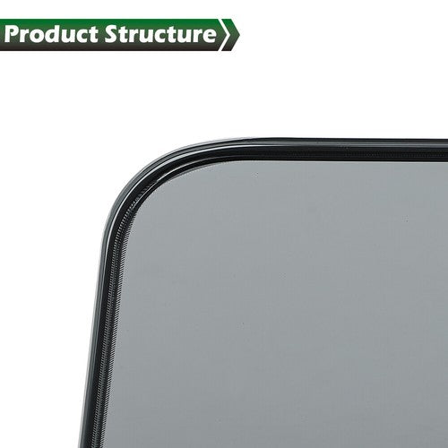 Solid Spare Fit For 1992-1996 Ford F150 F250 F350 Bronco Smoke Headlights Replacement Lens