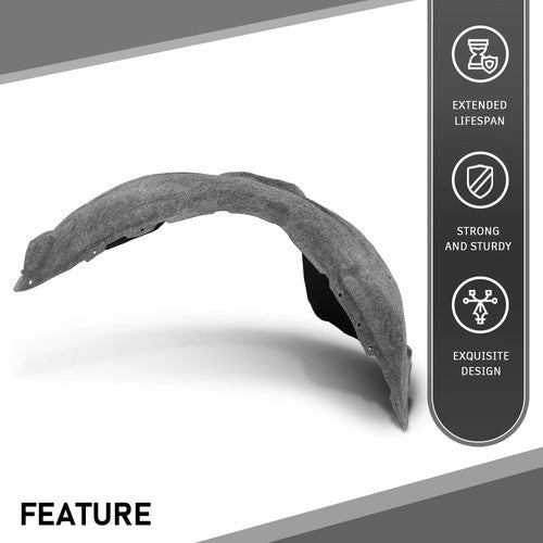 Solid Spare Front Fender Liner Splash Shield Right Fit For 2015-2019 Lincoln MKC EJ7Z16103B