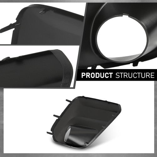 Solid Spare Fog Light Trim Cover Bezel Fit For 2019 2020 2021 Subaru Forester Left+Right