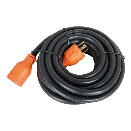 Solid Spare 25FT 30 Amp Generator RV Power Extension Cord Twist Lock NEMA L14-30P/R 4-Prong