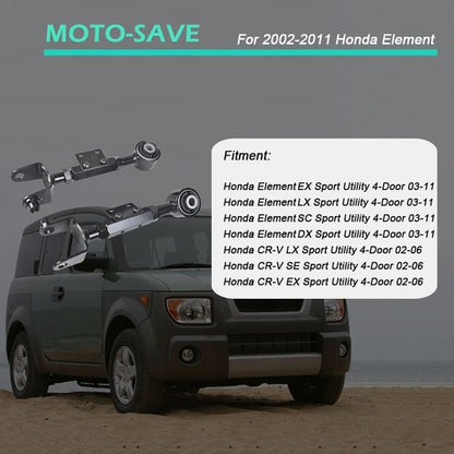 Solid Spare Rear Upper Adjustable Control Arm LH+RH For Honda Element CR-V 2.4L I4 2002-2011