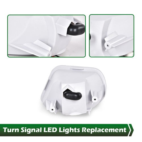 Solid Spare Fit For 98-02 Pontiac Firebird Trans Am Smoke LED Turn?Signal Parking Lights