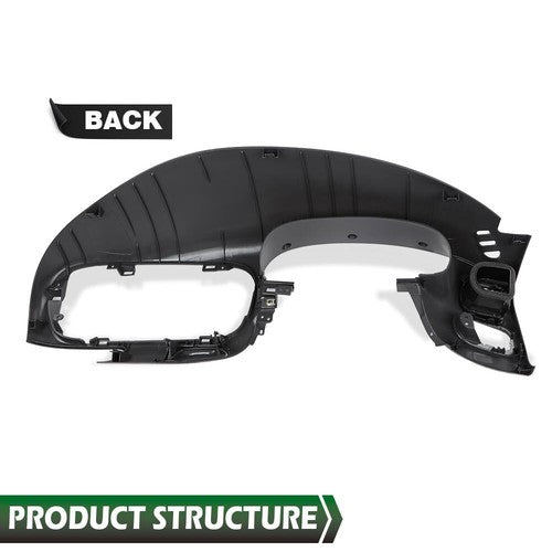 Solid Spare Dashboard Bezel Trim Surround Gray Fit For 97-03 Ford F-150 Expedition NEW