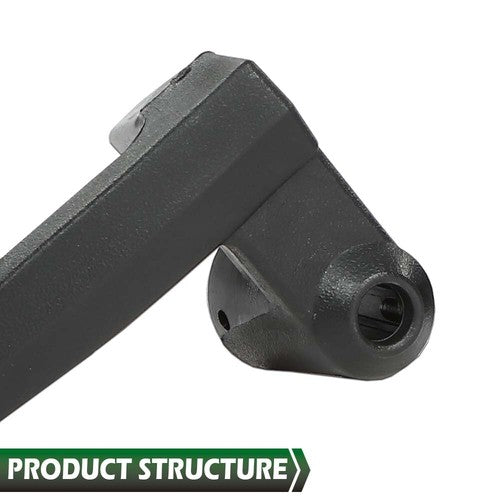 Solid Spare Fit For 1980-1996 Ford Truck Bronco F-150 Vent Window Handles Locks Black