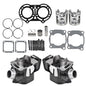 Solid Spare For 1987-2006 Yamaha Banshee 350 YFZ350 ATV Cylinder Piston Gasket Top End Kit