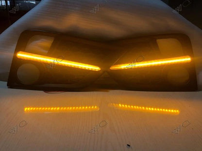 For 2018 2019 2020 Honda Odyssey LED Turn signal Fog Lights Covers Double Colour