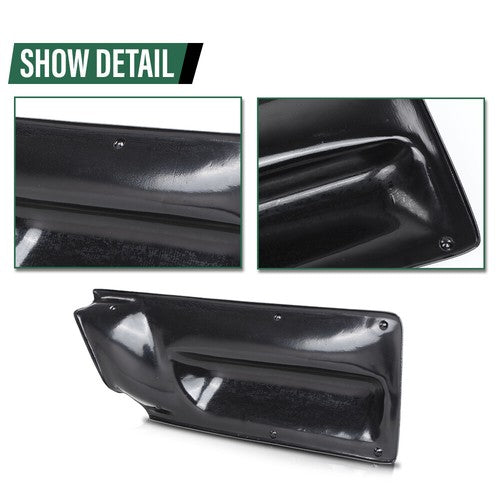 Solid Spare 2pcs Door Panel Insert Gray Fit For 2003-2010 Volkswagen New Beetle Convertible