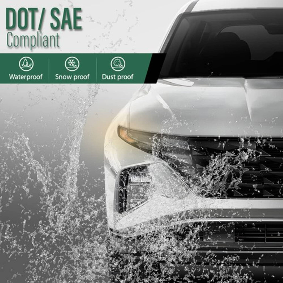 Solid Spare Fit For 2021-2024 Hyundai Tucson Passenger Side LED DRL Headlight 92208CW010