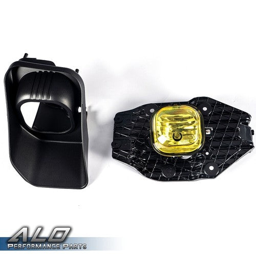Solid Spare Fit For 11-16 Ford F250 F350 F450 XLT Super Duty Yellow Bumper Fog Lights+Switch