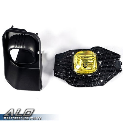 Solid Spare Fit For 11-16 Ford F250 F350 F450 XLT Super Duty Yellow Bumper Fog Lights+Switch