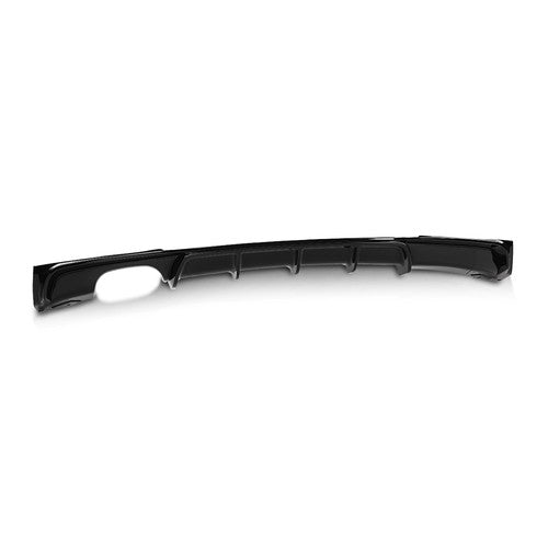 Solid Spare Fit For 2012-2019 BMW 3 Series F30 F31 M Sport Rear Bumper Diffuser Gloss Black