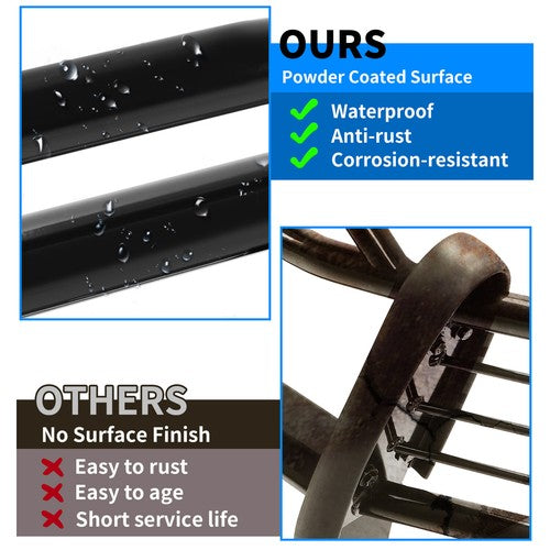 Solid Spare Black Brush Grille Guard W / Hardware For 2002 03 04 05 Ford Explorer 4DR 4-Door