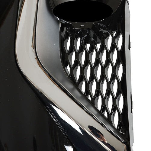 Solid Spare Fit For Nissan Maxima 2016 2017 Chrome & Black Front Bumper Grille Grill Kit
