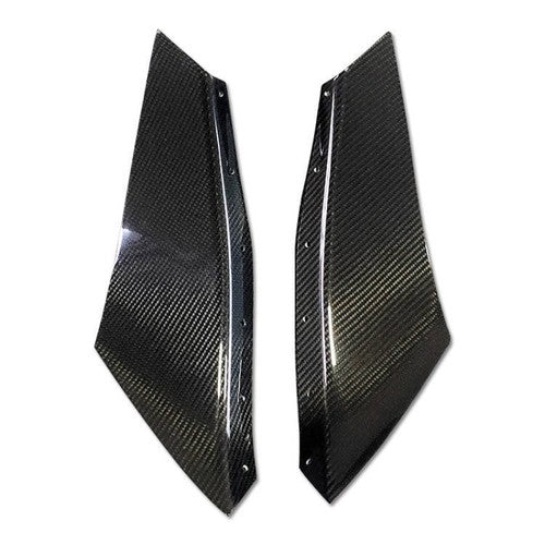 Pair Fit Mazda 3 6 MX-5 Miata Front Bumper Canard Splitter Diffuser Spoiler Lip