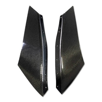 Pair Fit Mazda 3 6 MX-5 Miata Front Bumper Canard Splitter Diffuser Spoiler Lip