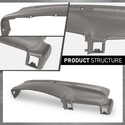 Solid Spare Dash Pad Dash Cap Panel Dashboard Fit For 1999-2006 Silverado Sierra Light Gray