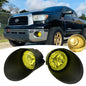 Fit 2007 2008 2009 2010-2013 Toyota Tundra Bumper Yellow Lens Fog Lights Pair