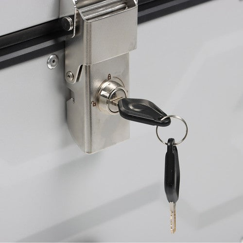 Solid Spare Silver Motorcycle Aluminum Trunk Rear Top Case Luggage Tour Tail Tool Box 65L
